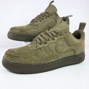 Nike Air Force 1 Low ’07 Olive Canvas Men’s Size 12 579927-200